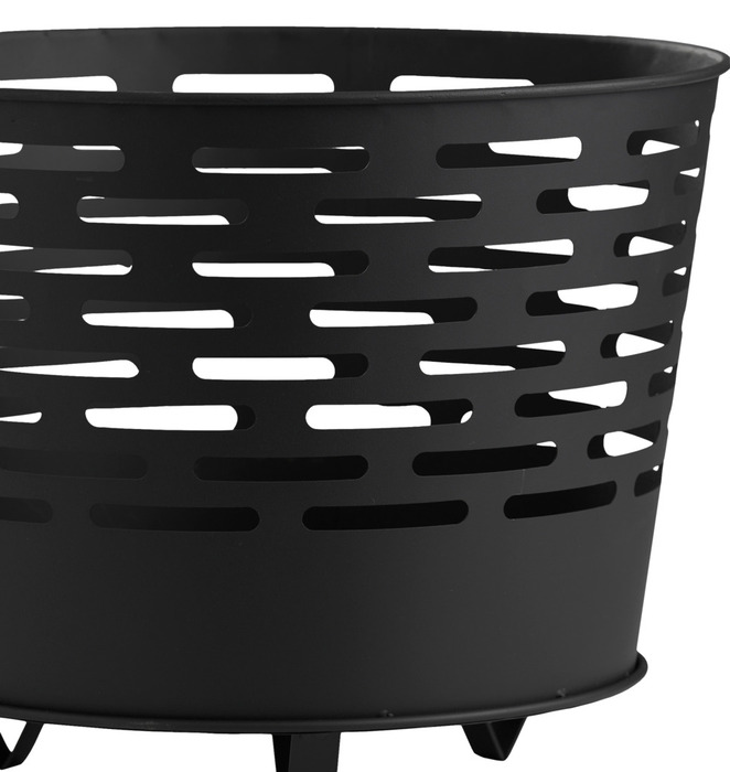 Vedkorg Ø39 x 31 cm Svart Dangrill